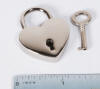 Large Silver Heart Lock