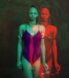 Veronica In Lingerie Anaglyph 