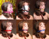 Ball Gag Collage of Taylor White
